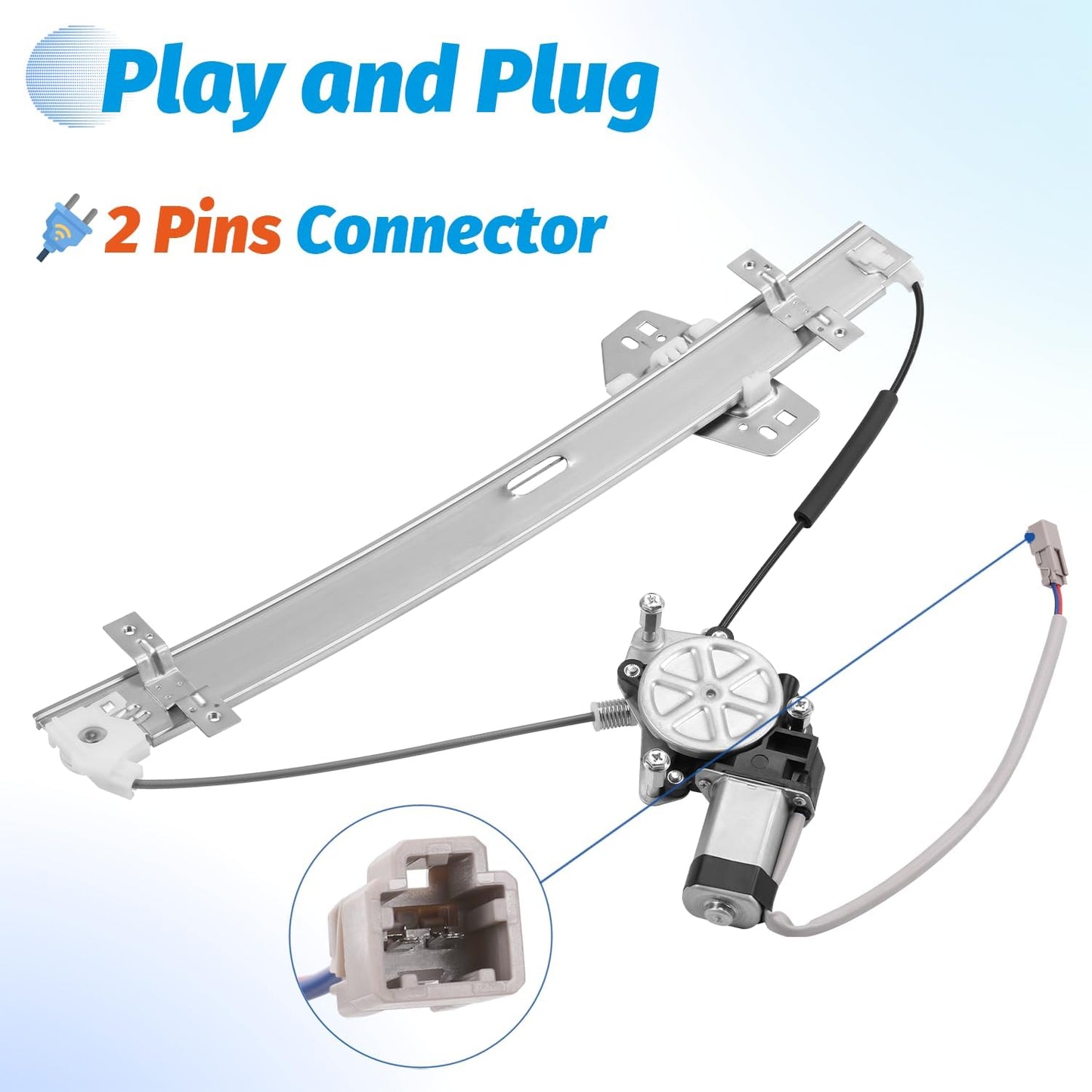 Elevalunas eléctrico trasero derecho Honda Pilot 748-513