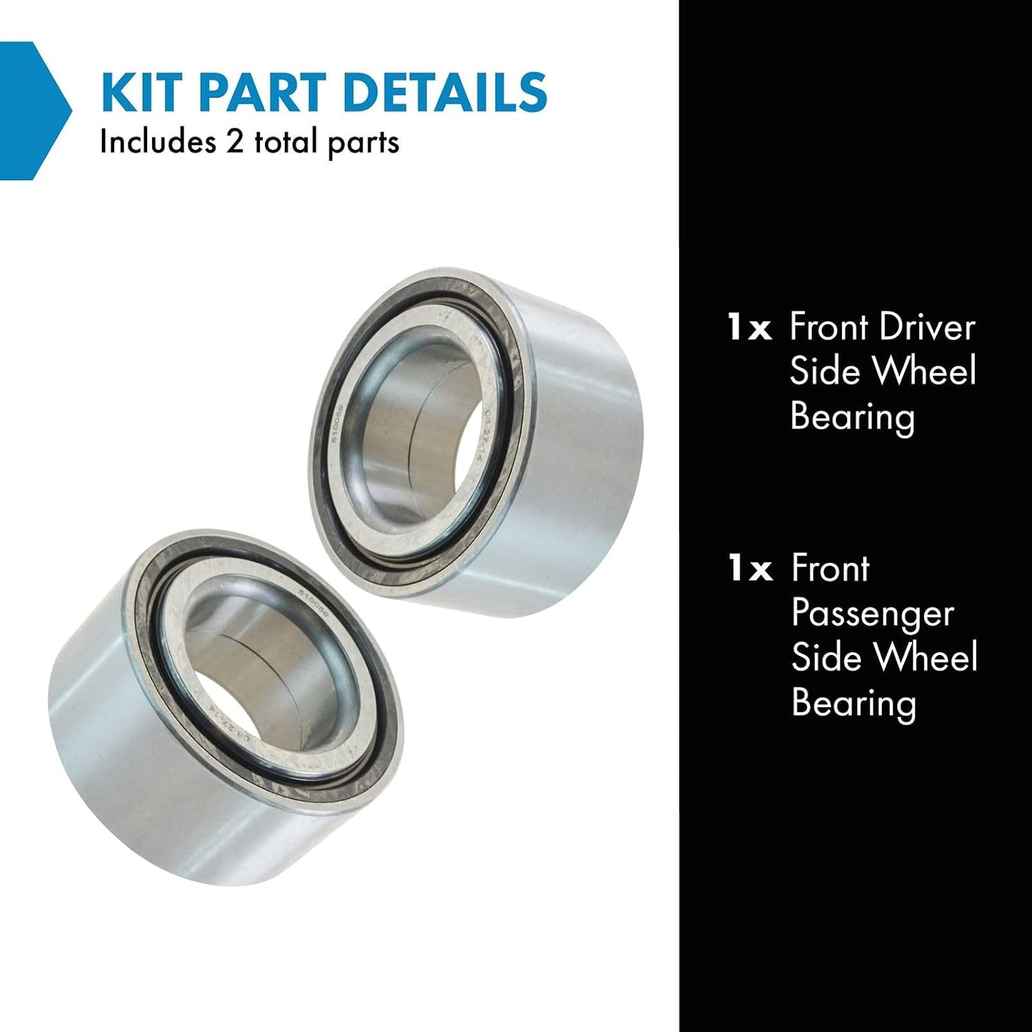 Set rodamientos rueda delantera comp Honda Odyssey 99-04