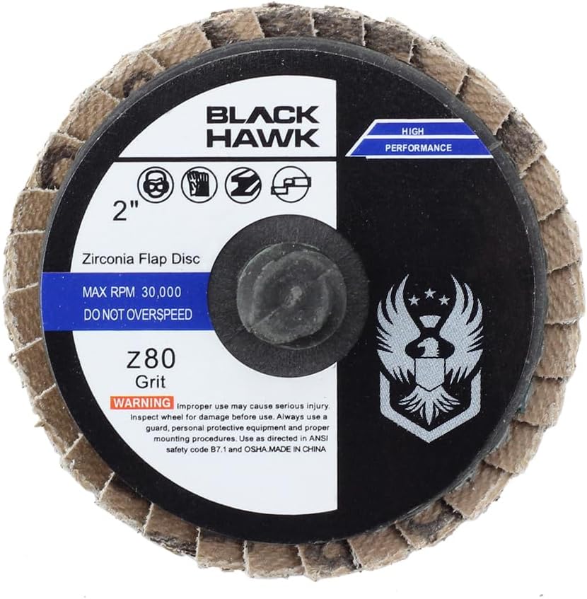 Discos de aleta circonio 2pulg grano 80 pack 10