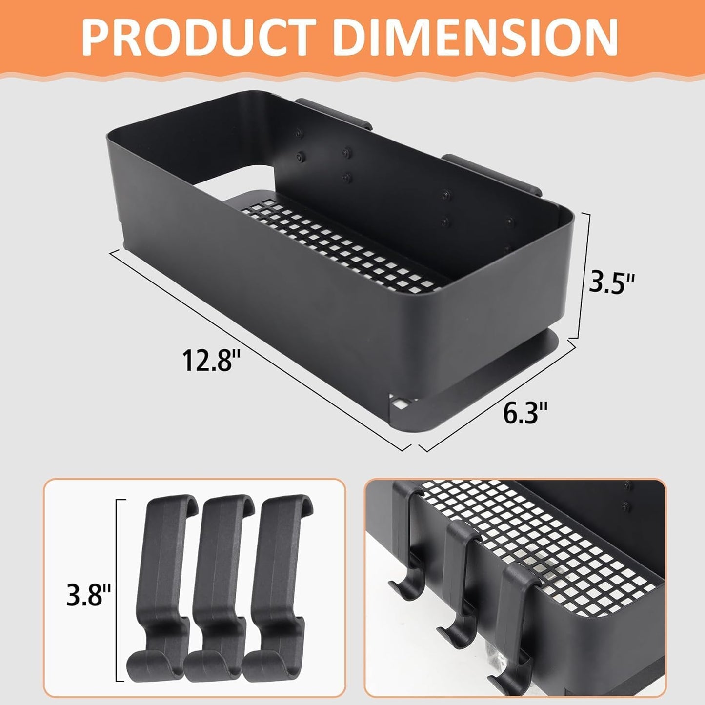 Accesorio Traeger Ironwood 885 con contenedor y 3 ganchos