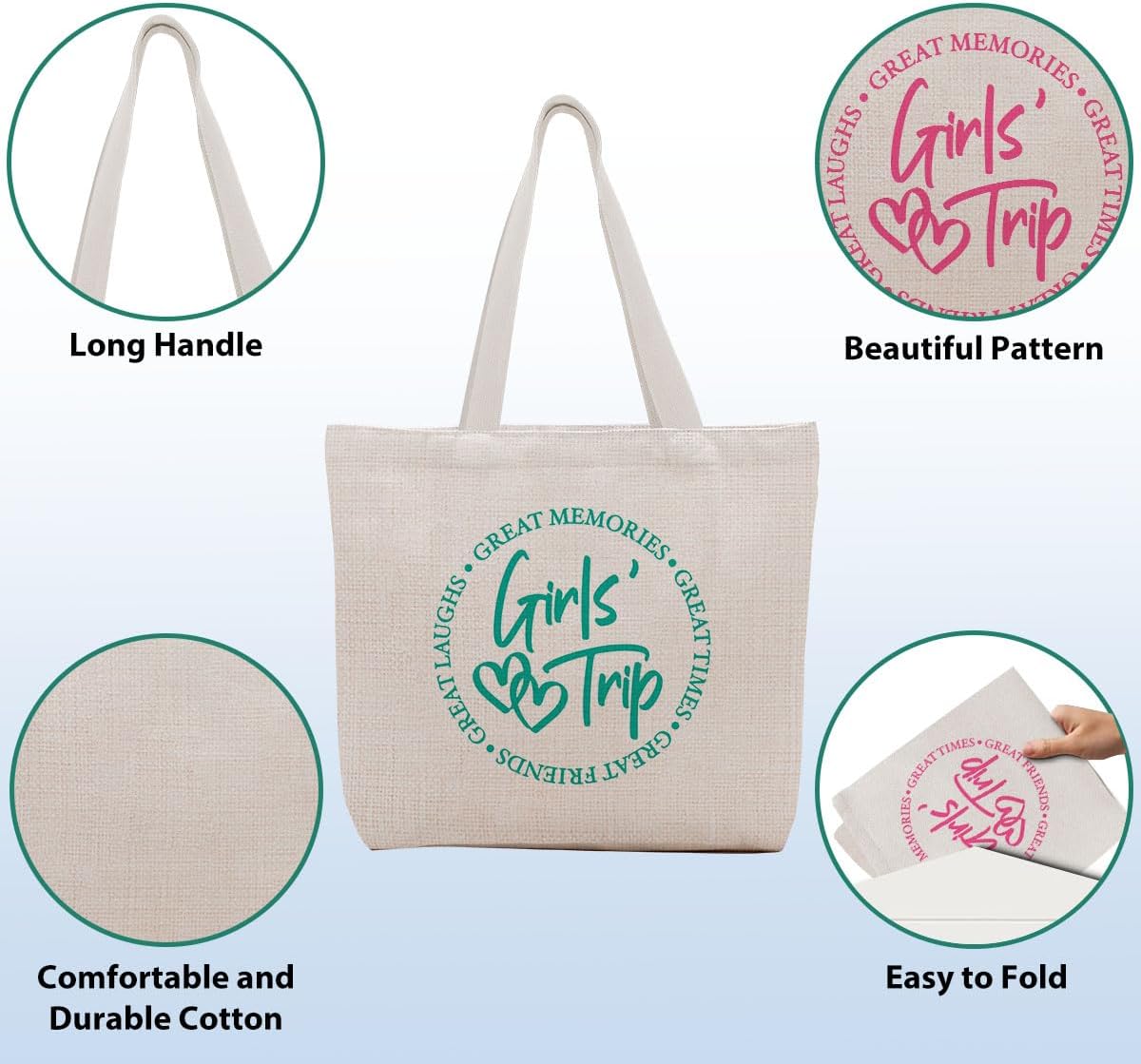 Bolsa fin de semana para mujer con portete interior