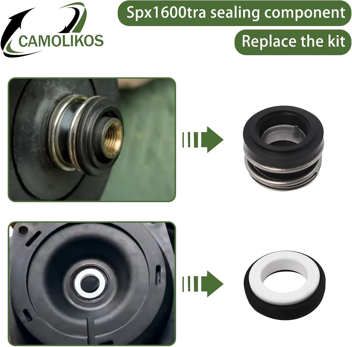 Kit reemplazo sello bomba Hayward SP1600 SP2600