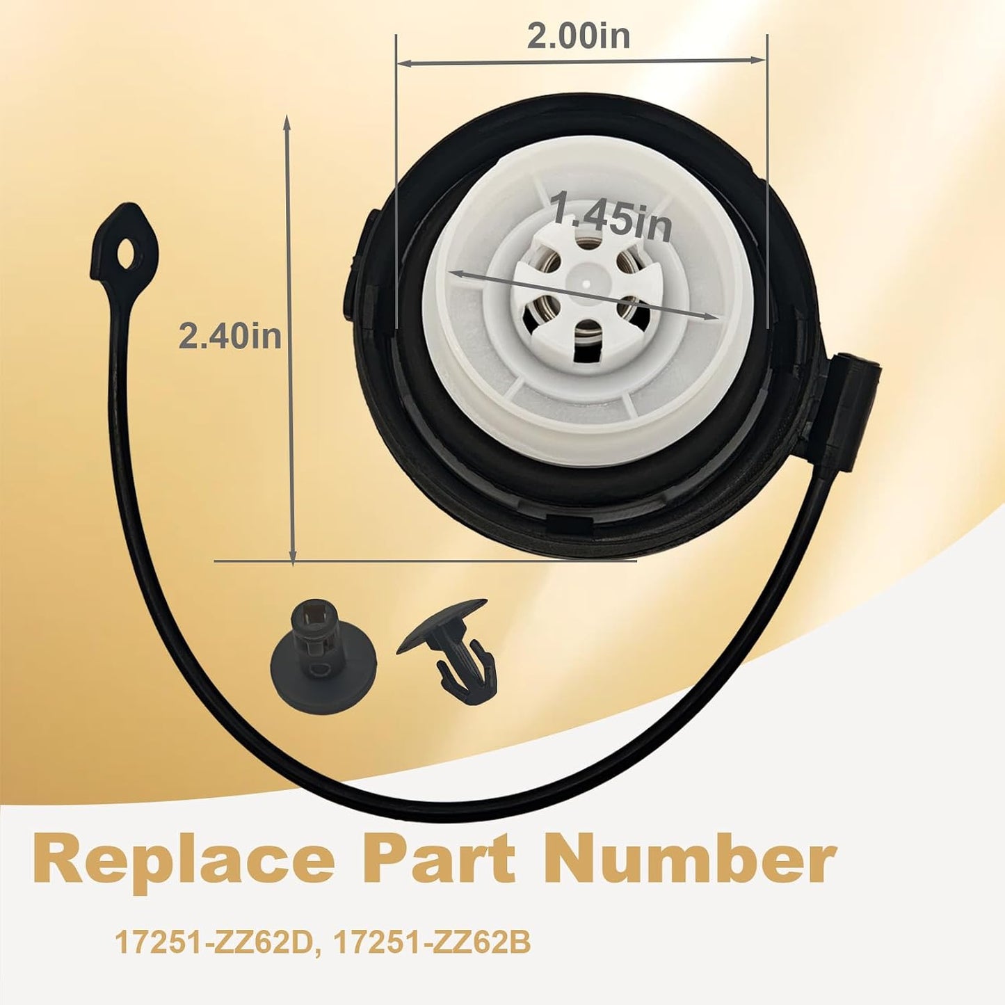Tapa tanque combustible comp Nissan Pathfinder 11-12
