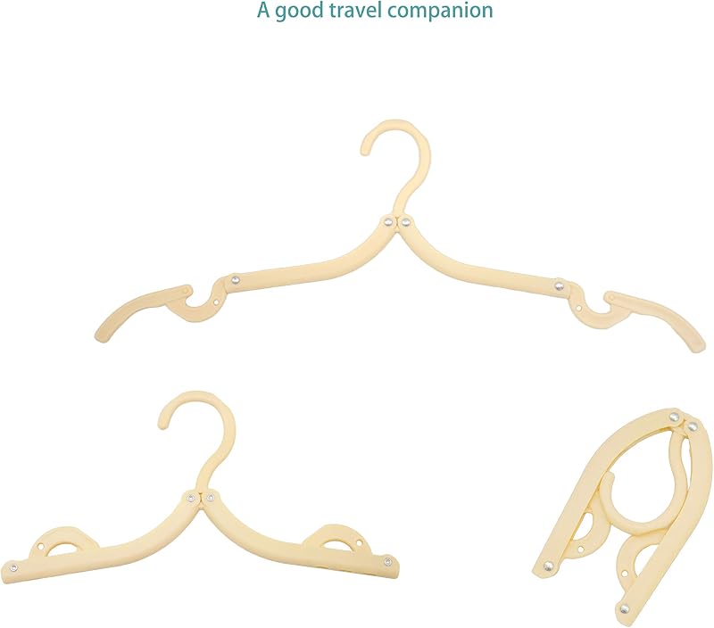 12 Pzas Percha Ropa Plegable Viaje Negocios
