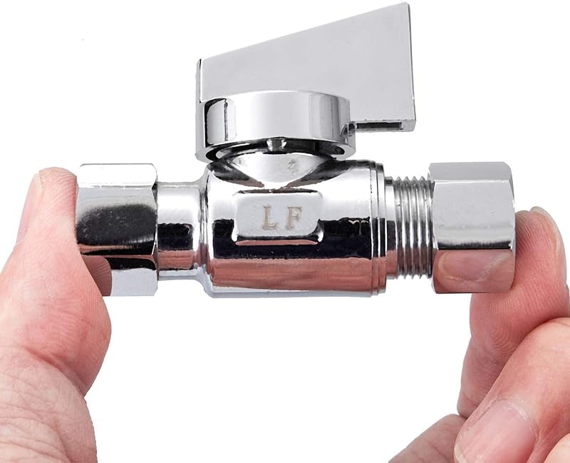 10 Válvulas Agua 3/8" Comp FIP x 3/8" MIP