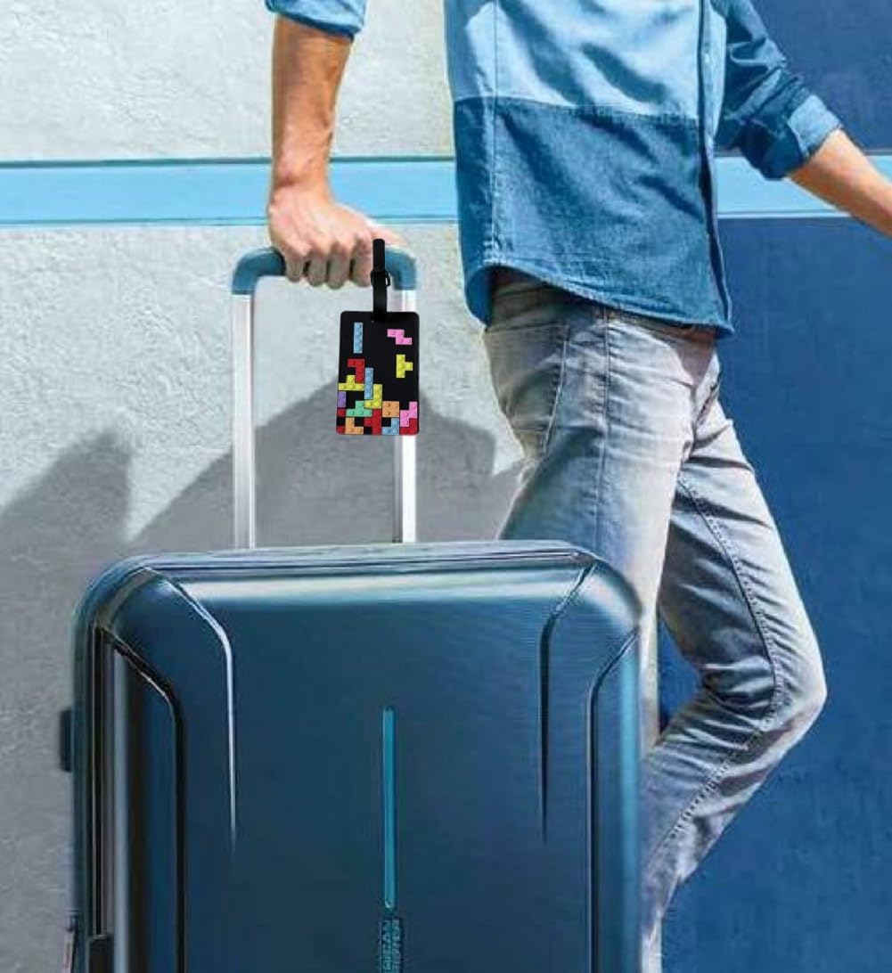Etiqueta silicona dibujos animados para maleta viaje aeropuerto