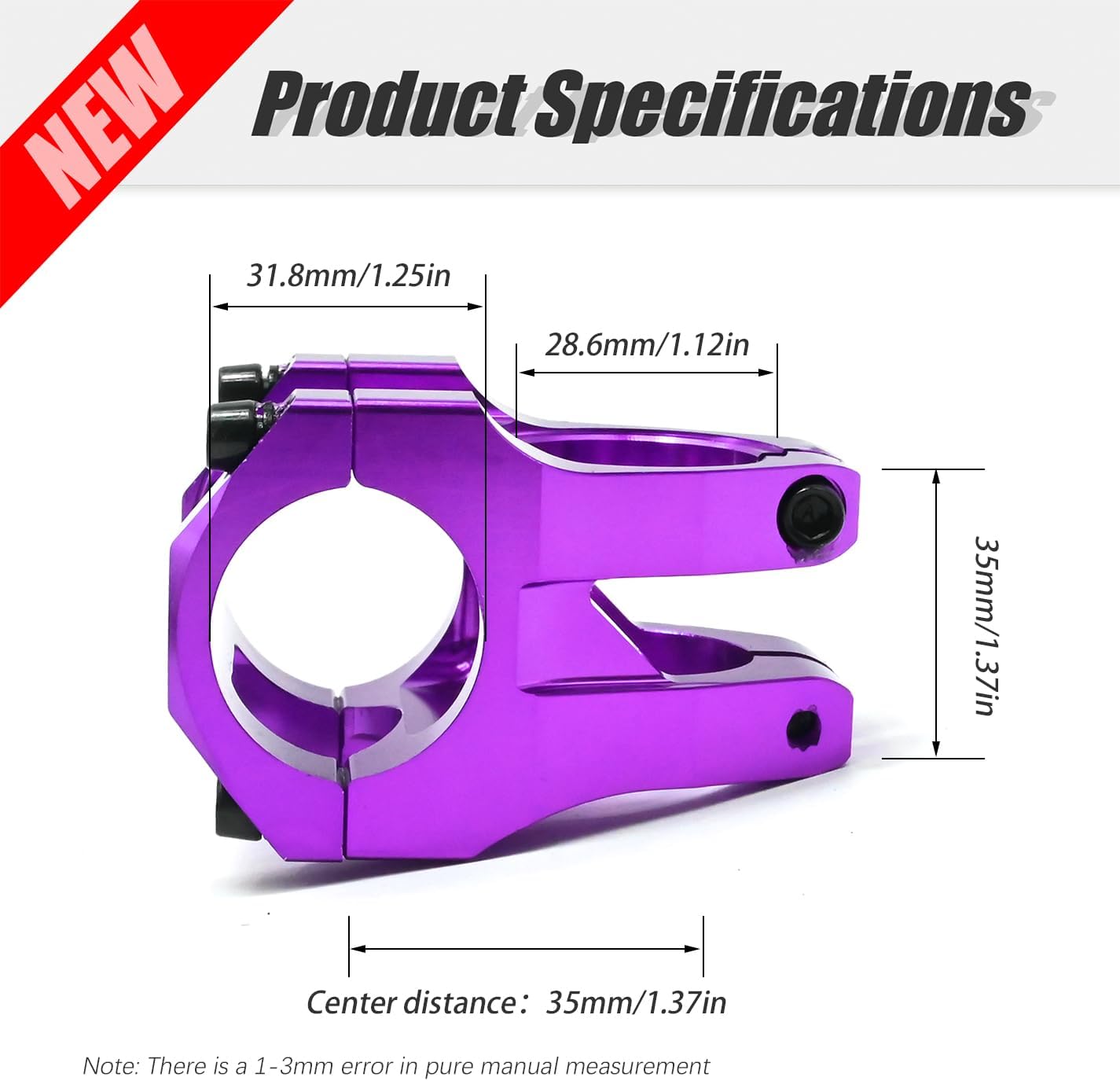 Manillar MTB 31.8mm 35mm para Bicicletas