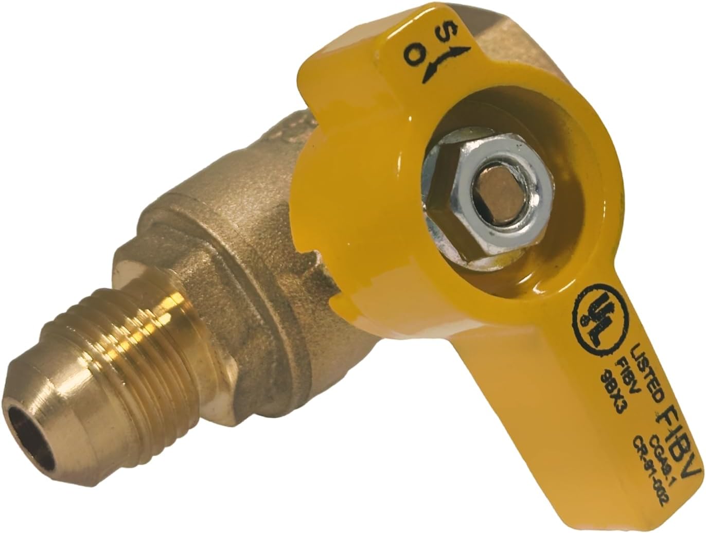 Válvula gas FIP 3/8x1/2 pulg 10 pzas