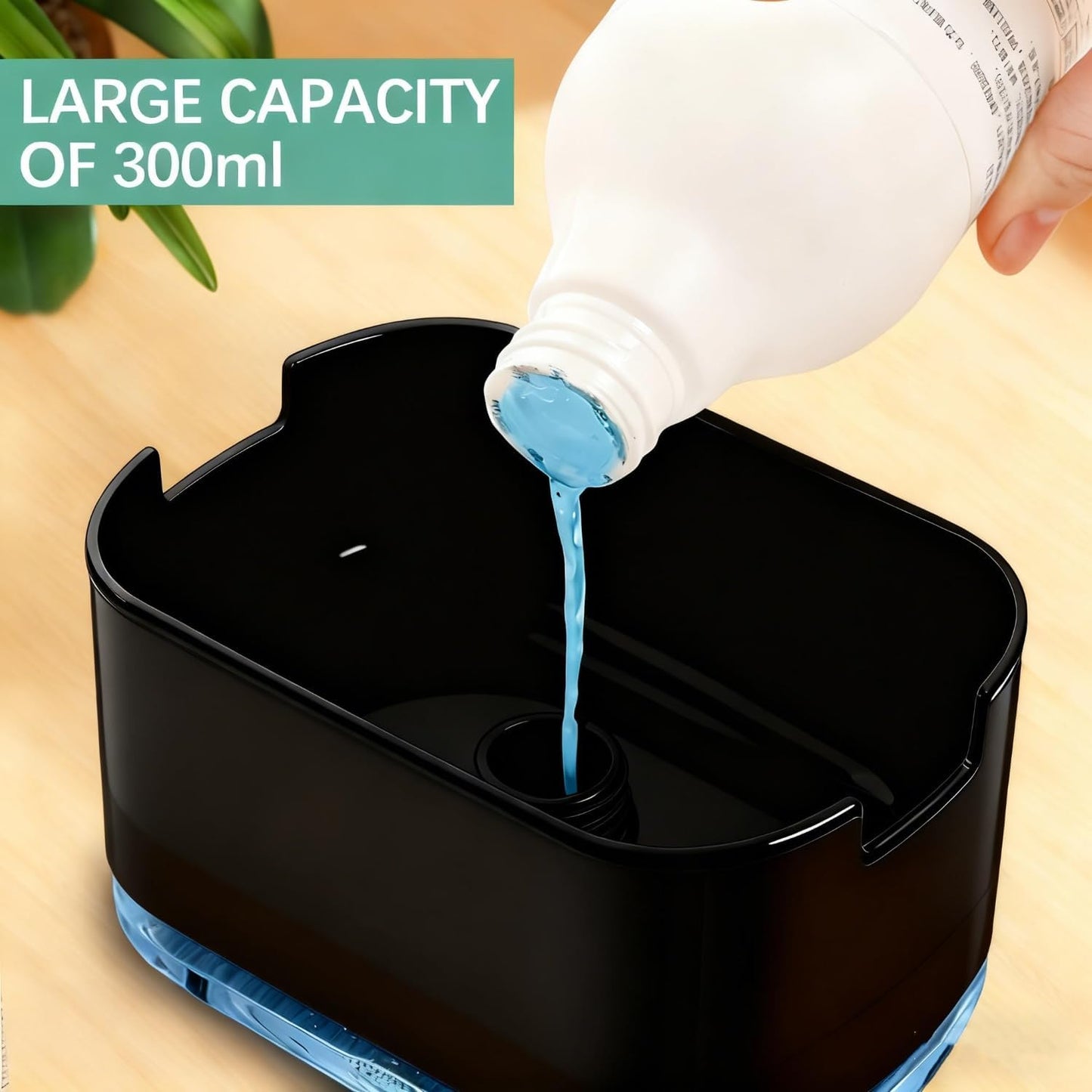 Dispensador jabón líquido y soporte esponja cocina baño