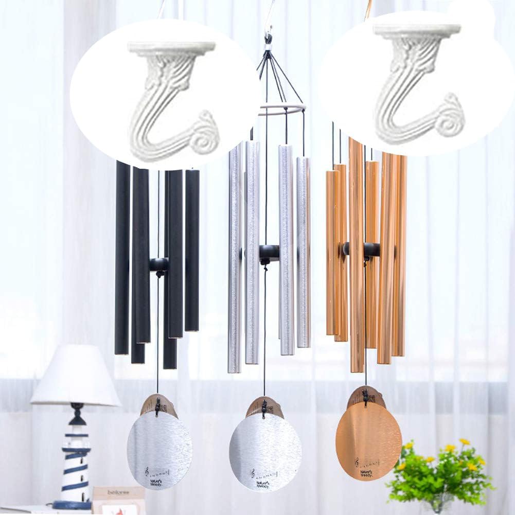 6 Set Ganchos Techo Blancos para Plantas Colgantes