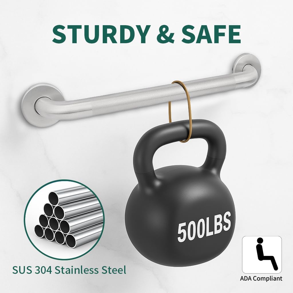 Barras seguridad ducha acero inox antiderrap