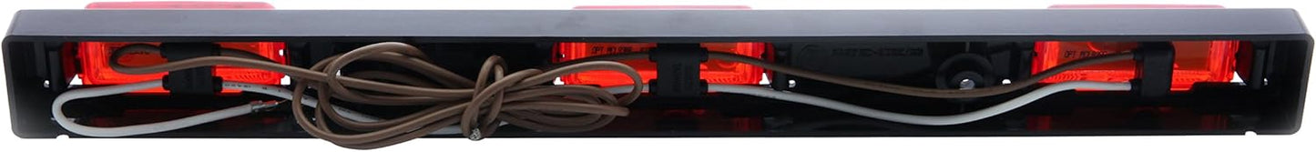 Barra luz LED sellada roja para aplicaciones 80