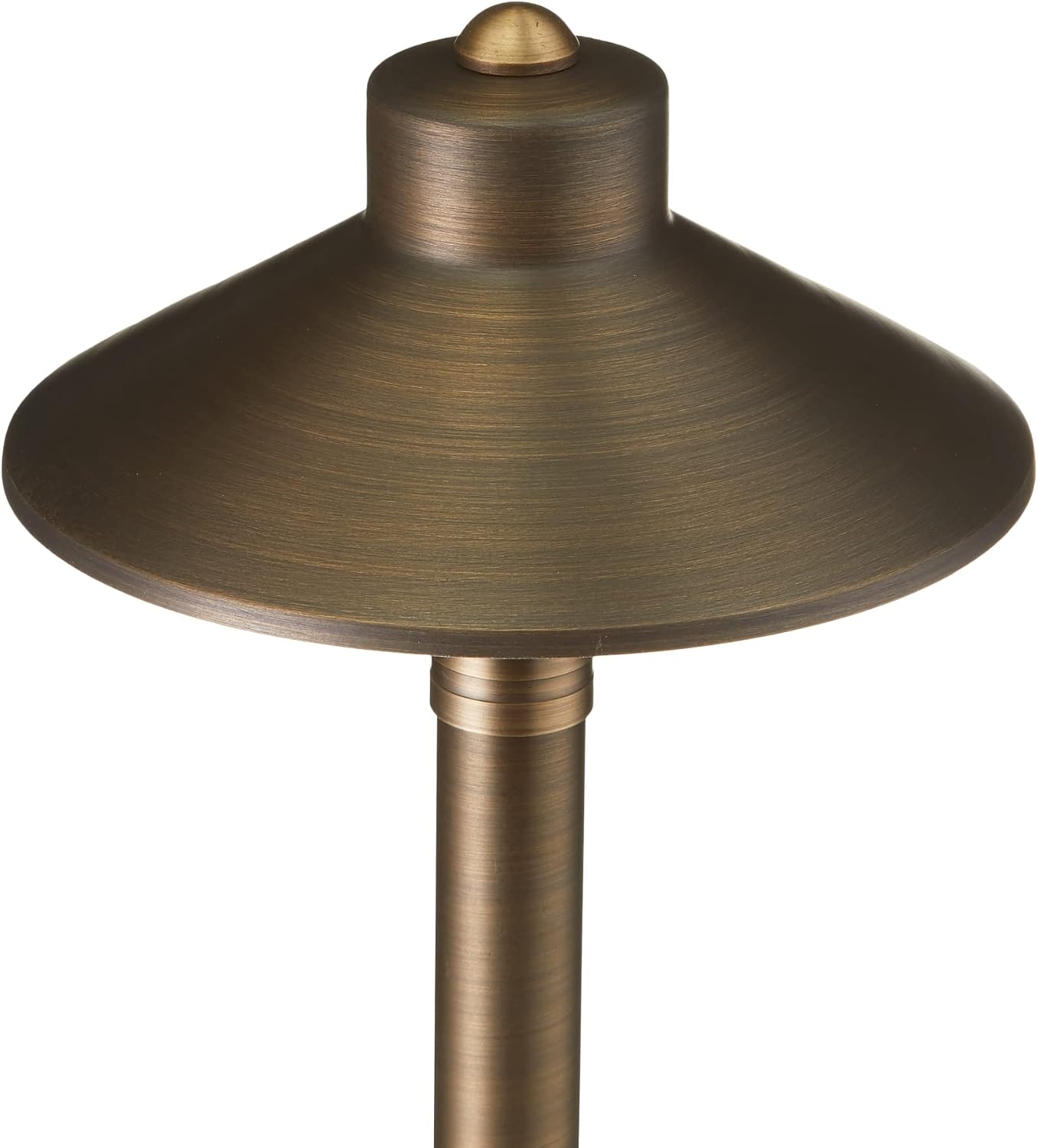 Luz camino latón 12v 7pulg 24pulg alto iluminación exterior