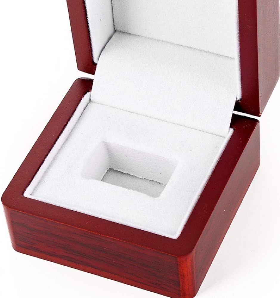 Caja madera anillo pesado grande hombre