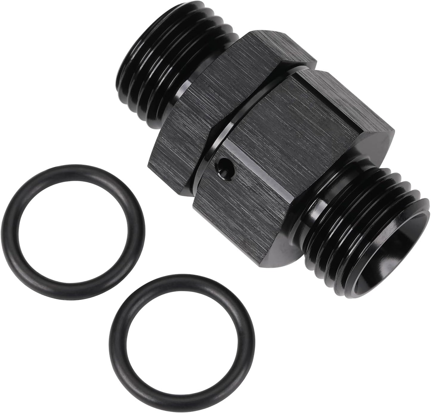 Acoplador giratorio 6AN -6 ORB macho aluminio negro
