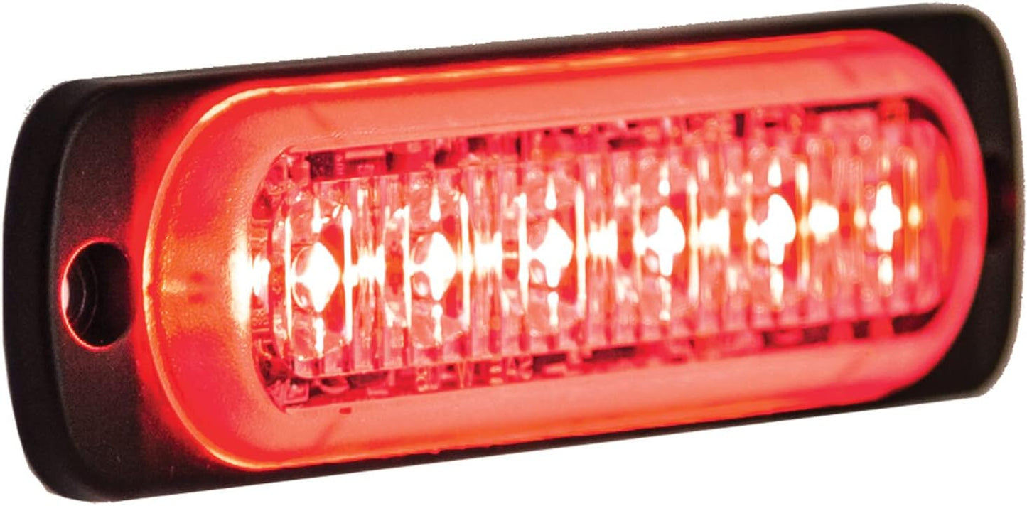 Luz estroboscópica LED roja IP67 para camiones y remolques