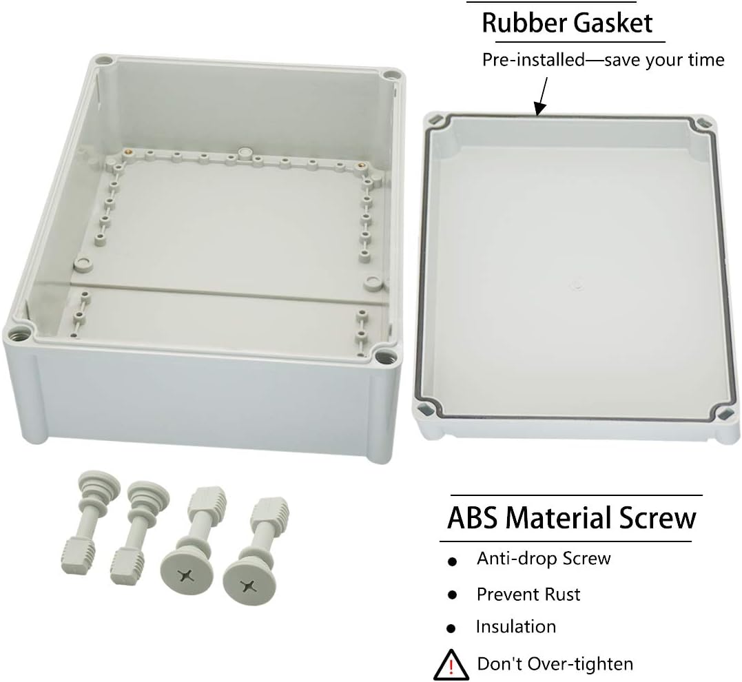 Caja conexiones plástico ABS IP67 impermeable