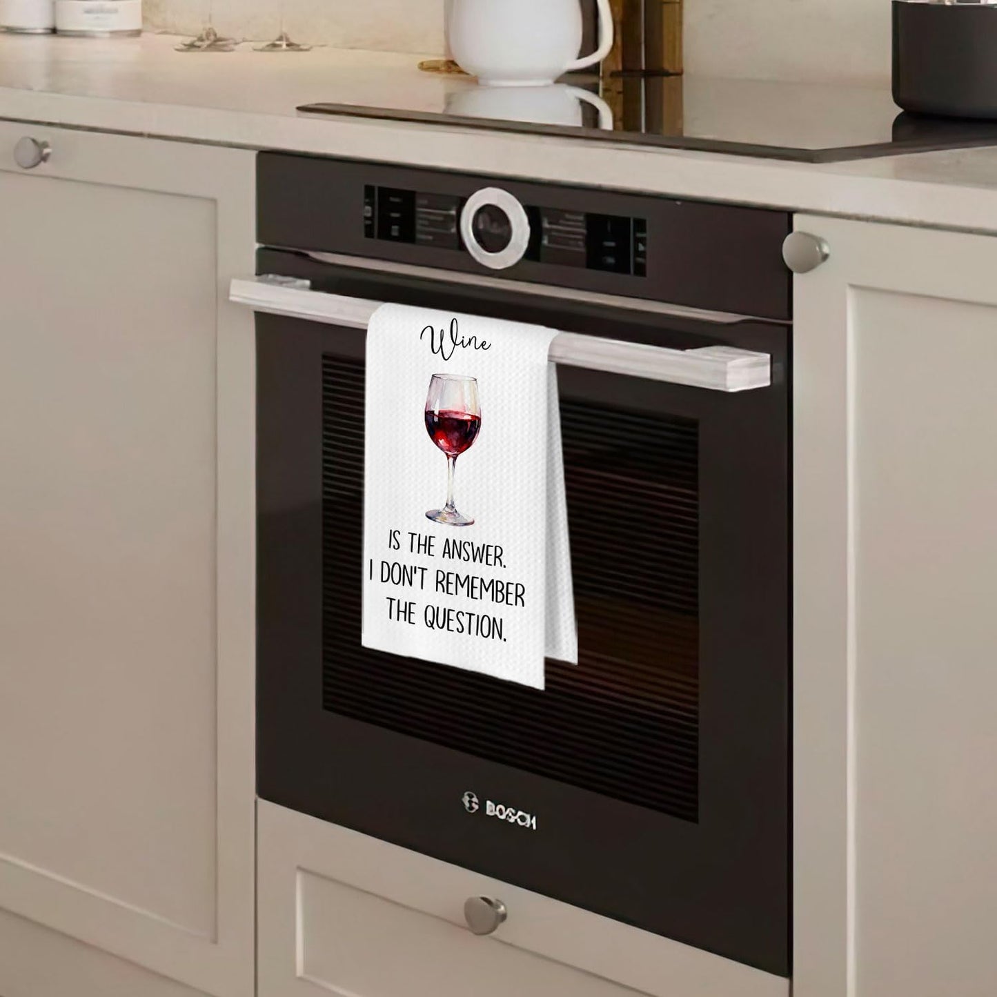 Toallas de cocina de vino decorativas para regalos