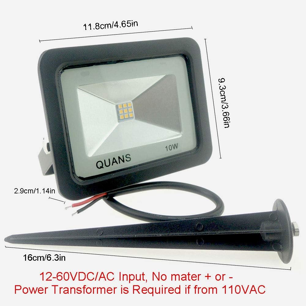 Lámpara LED seguridad exterior 12-60VDC IP65 impermeable