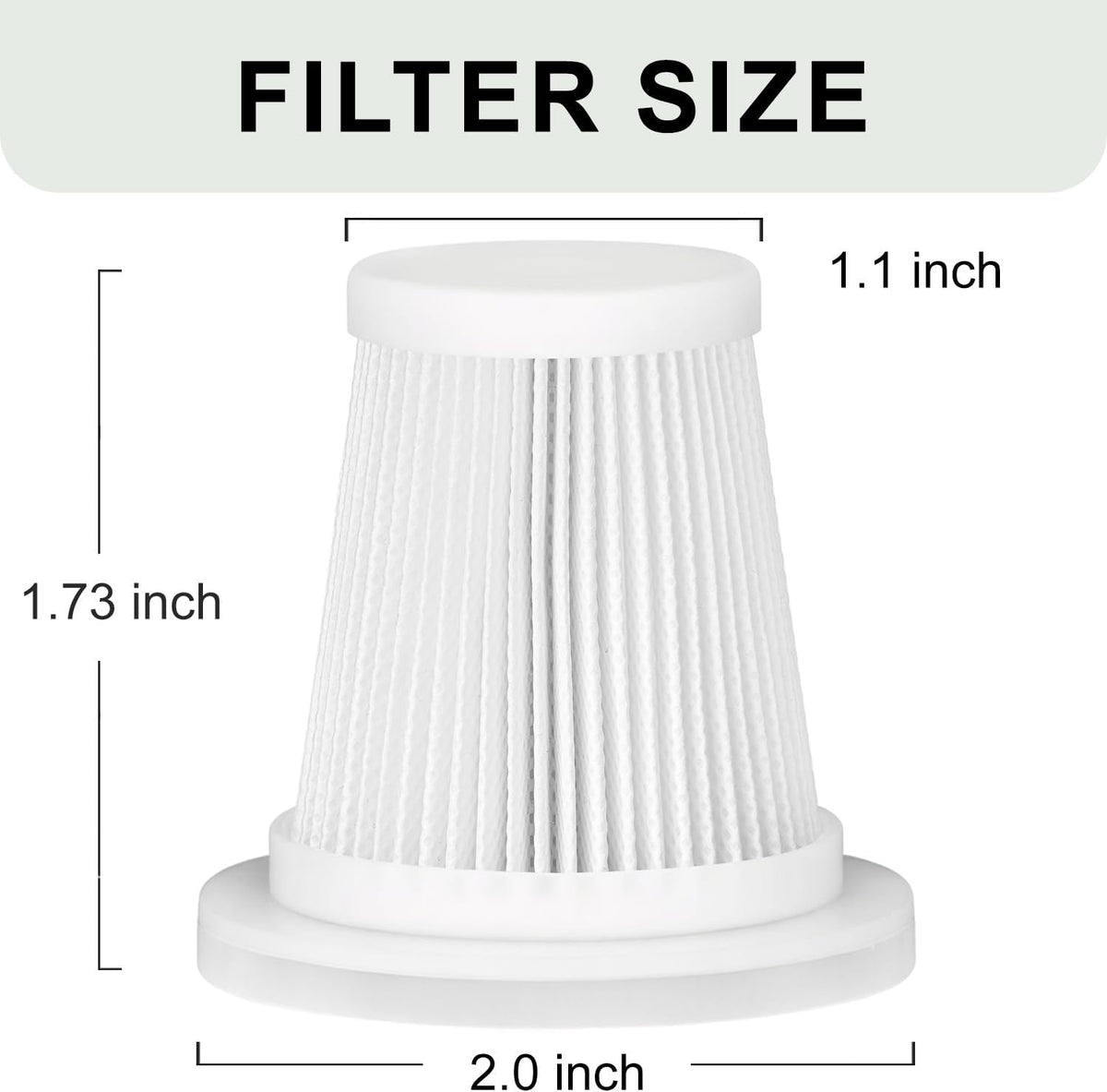 Filtro repuesto aspiradora inalámbrica set 4
