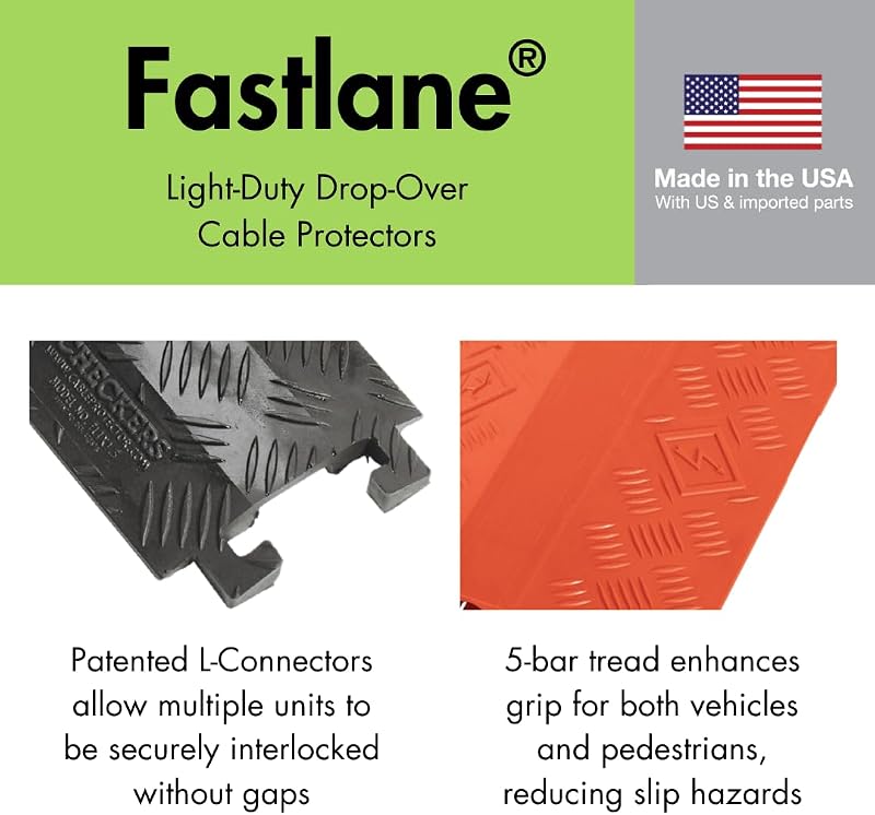 Protector cable 1 canal 3ft para múltiples líneas 0.5"