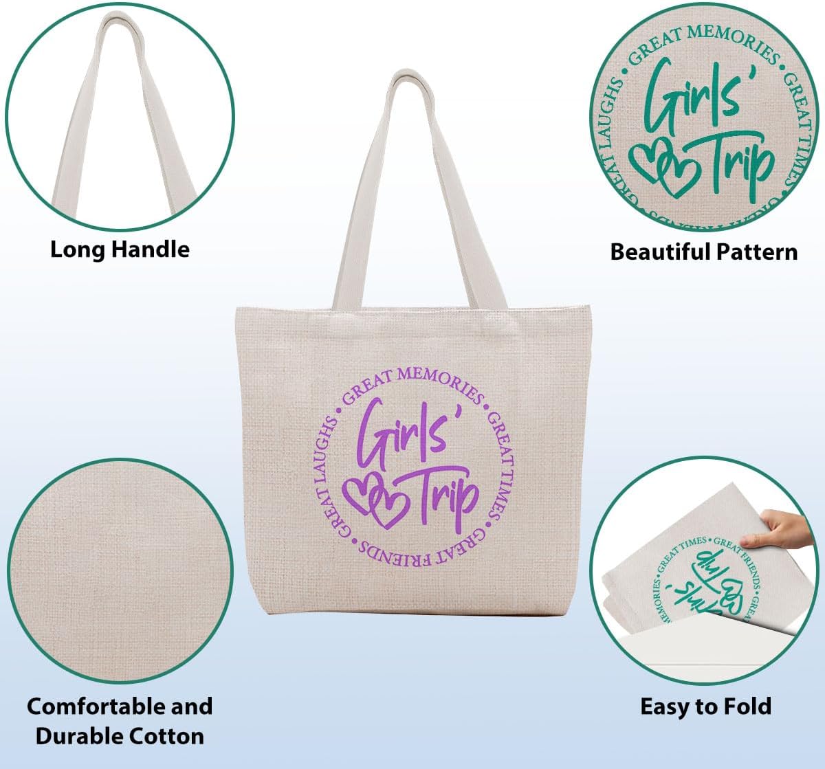 Bolsa fin de semana para mujer con portete interior