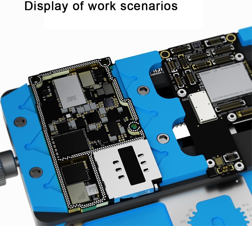 Soporte PCB doble eje para reparación de teléfonos