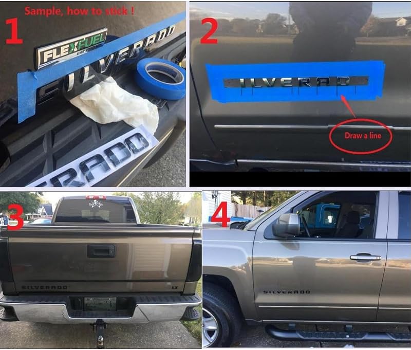 3 Pack Emblemas Cromados Placa Tahoe 07-19 Brillantes