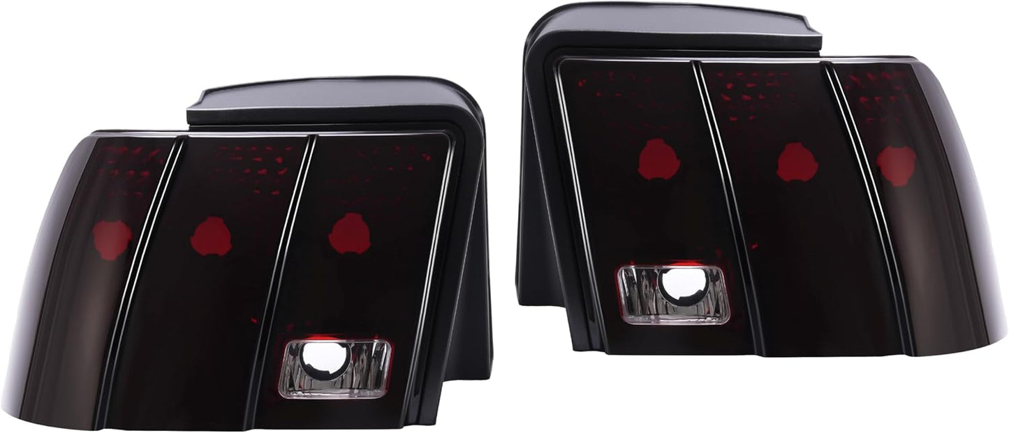Luces traseras Ford Mustang 99-04 lente rojo