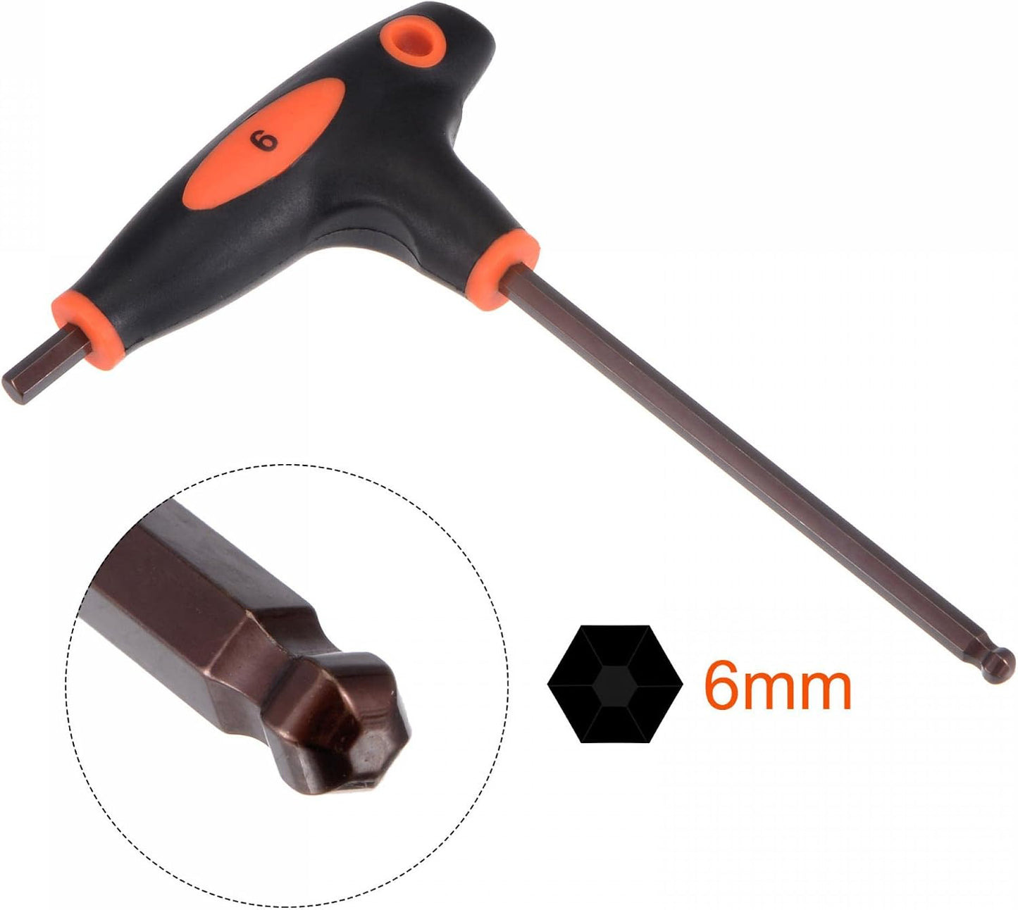 Llave inglesa T de bola 19.7pulg acero métrico