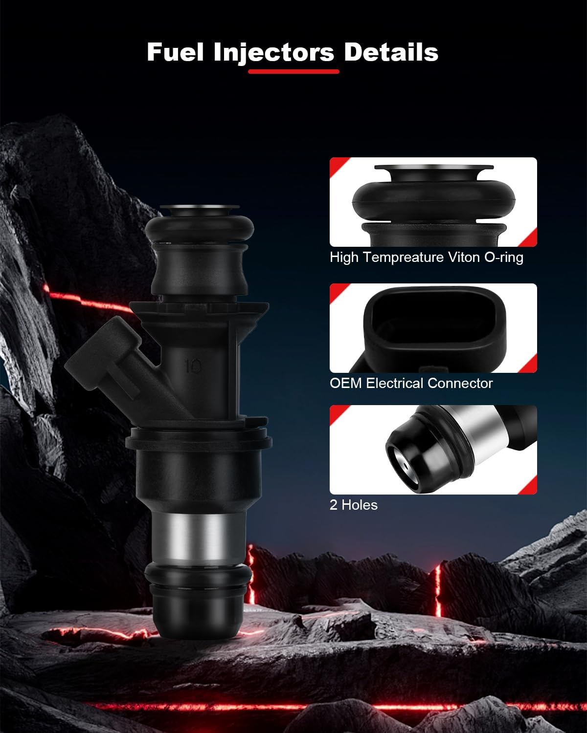 4 Inyectores Combustible Comp S10 2.2L 00-03