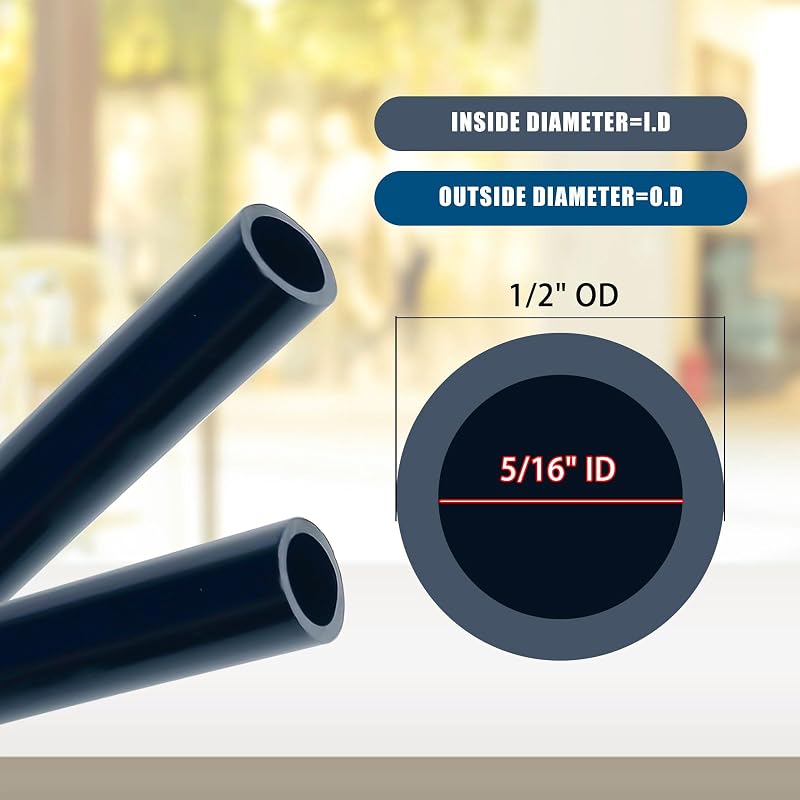 Tubo aire nailon negro 1/2" 100ft aprobado DOT