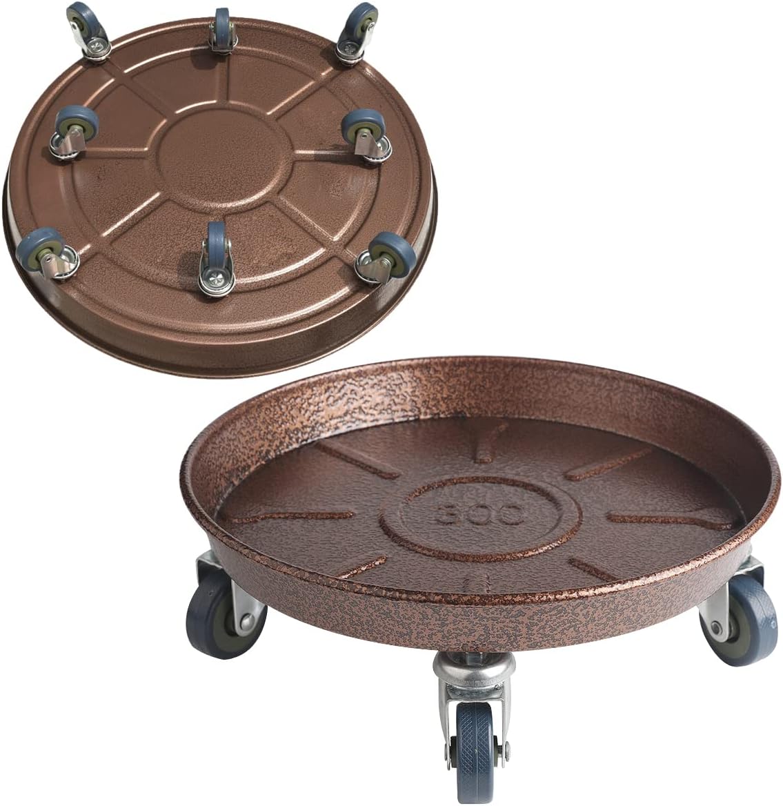 Soporte redondo para plantas 20pulg con ruedas 480lb