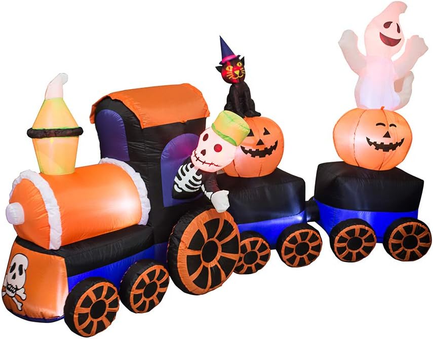 Inflable decorativo con luces LED para Halloween
