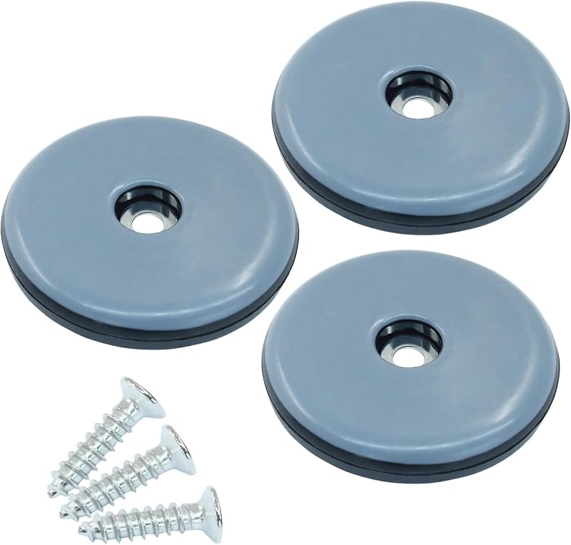 12 Almohadillas deslizantes 2pulg para sillas suelo madera gris
