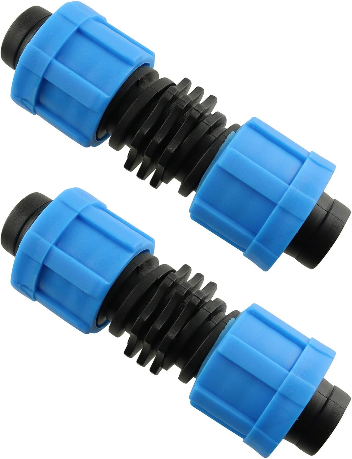 10 Unids Conector Riego Goteo 0.630pulg Azul