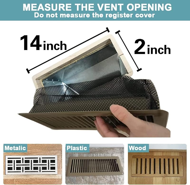 Trampa red para cubierta de ventilación 2x14"