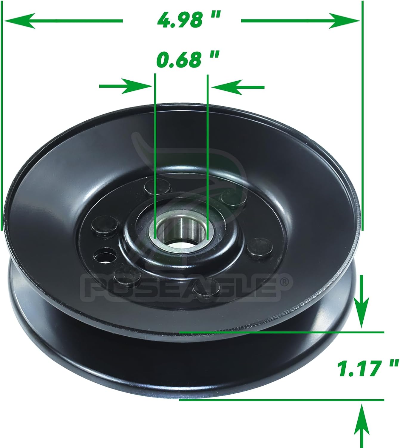 2 Poleas Tensoras para Toro Z Master y Exmark Lazer Z 52"