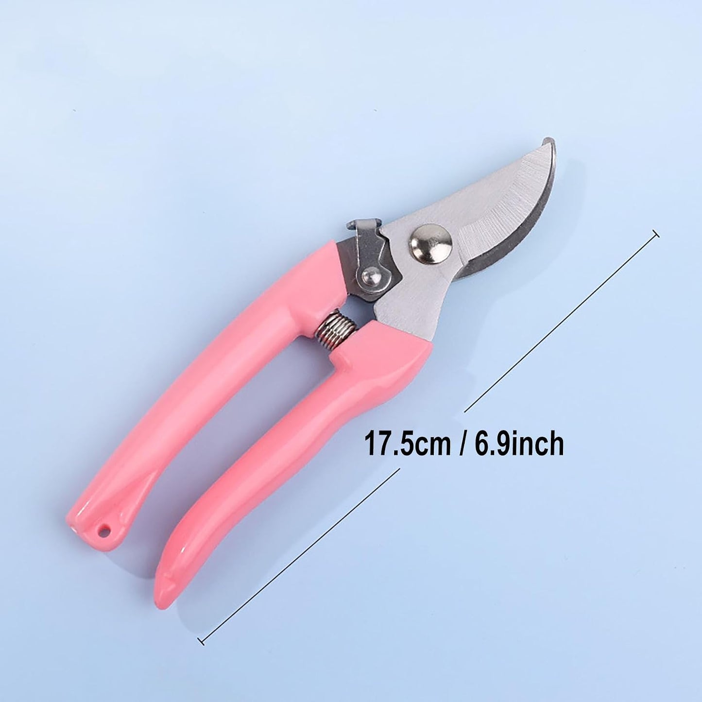 Tijeras jardín 6.9pulg para cortar flores plantas bonsái mango rosa