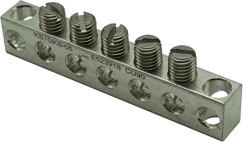 Kit barra tierra aluminio 4 AWG 50 unidades