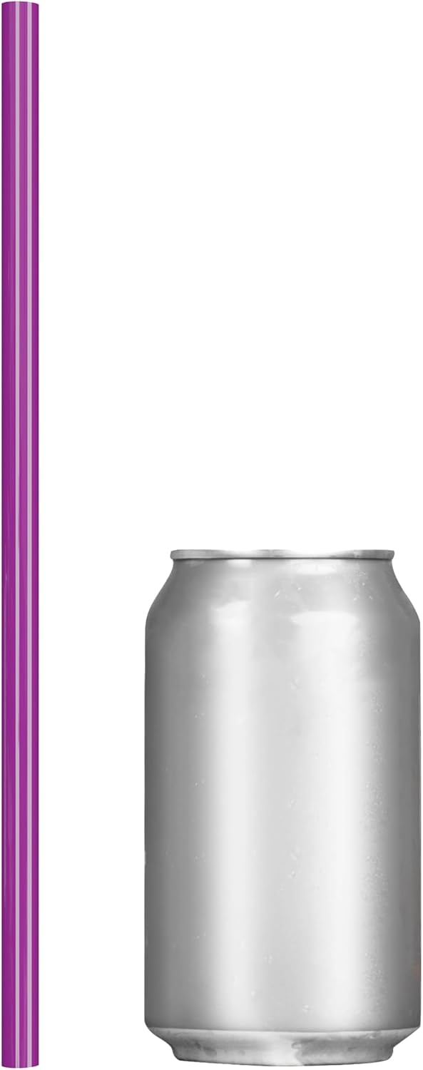 Pajitas morado para bebidas gruesas 250uds