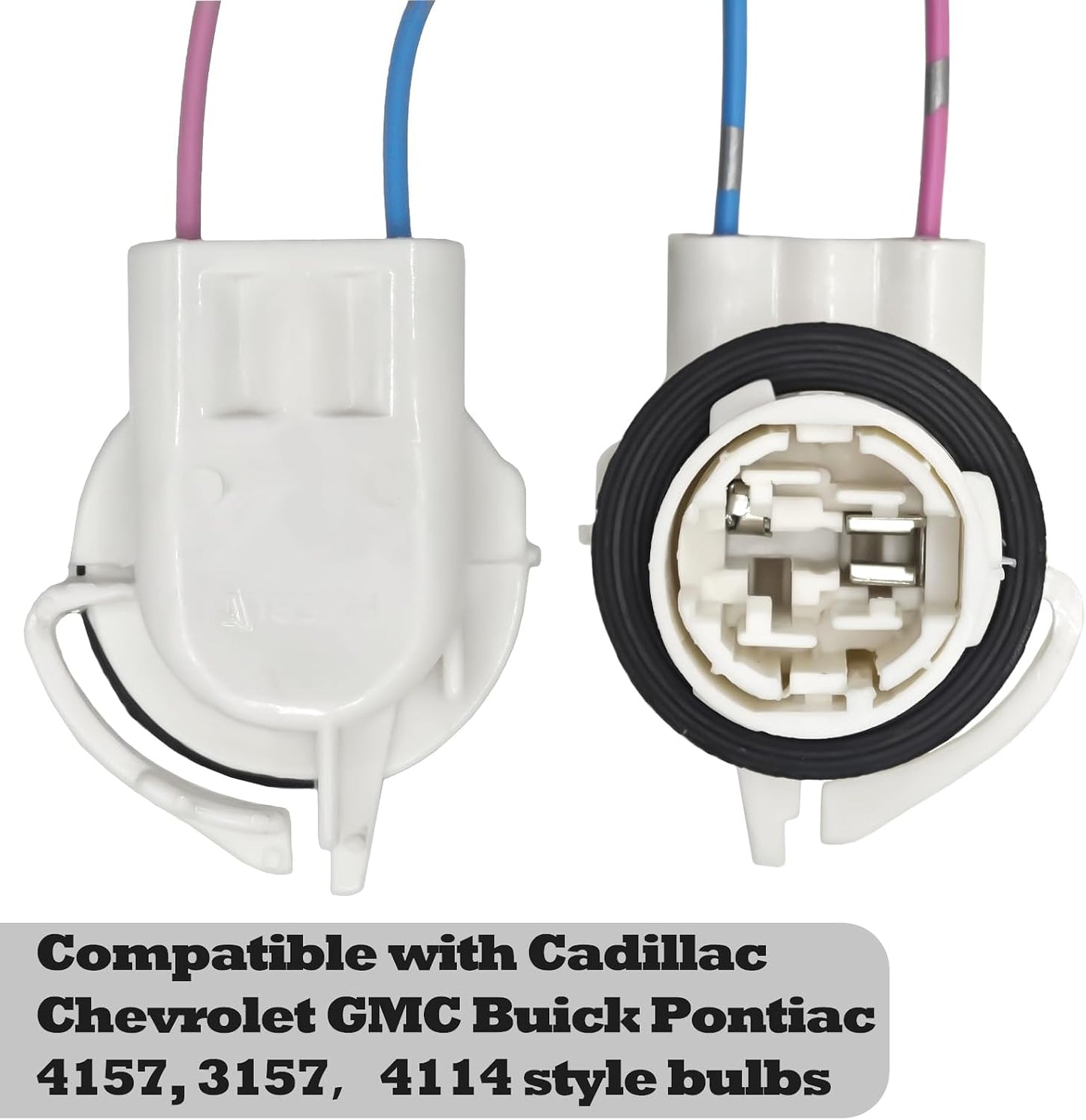 4 Pzas adaptadores cables para focos 4114 4157