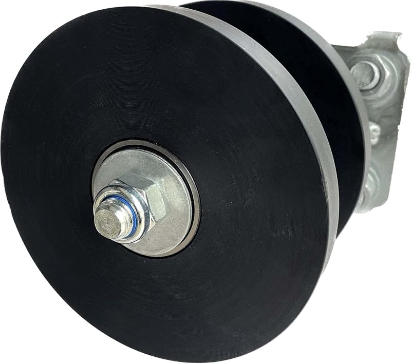Rodillos puerta corredera nailon voladizo 4x2pulg valla