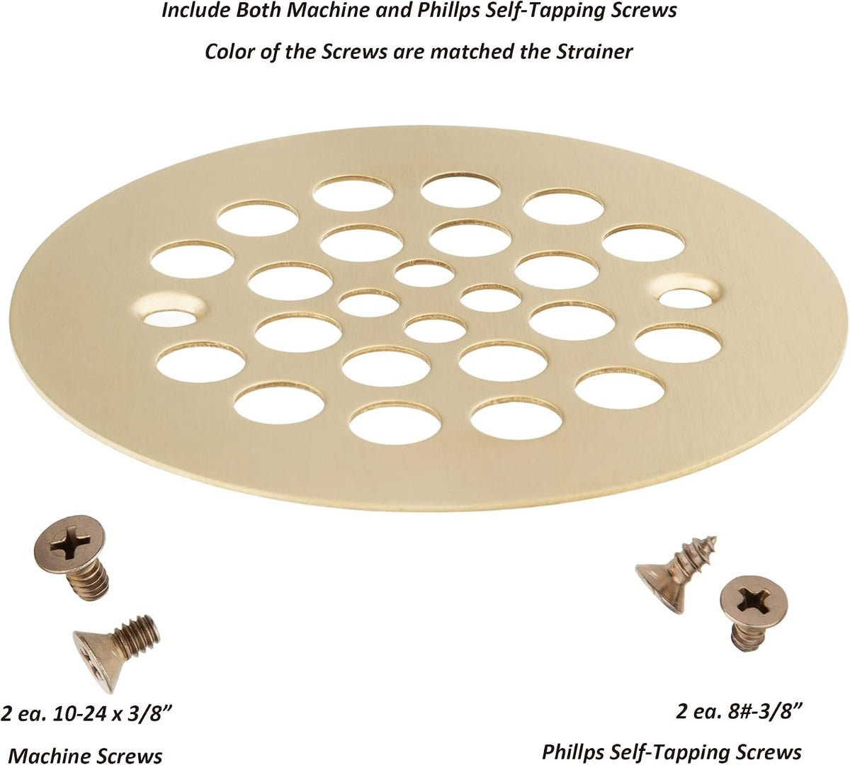 Juego adornos drenaje ducha 4.25pulg rejilla repuesto