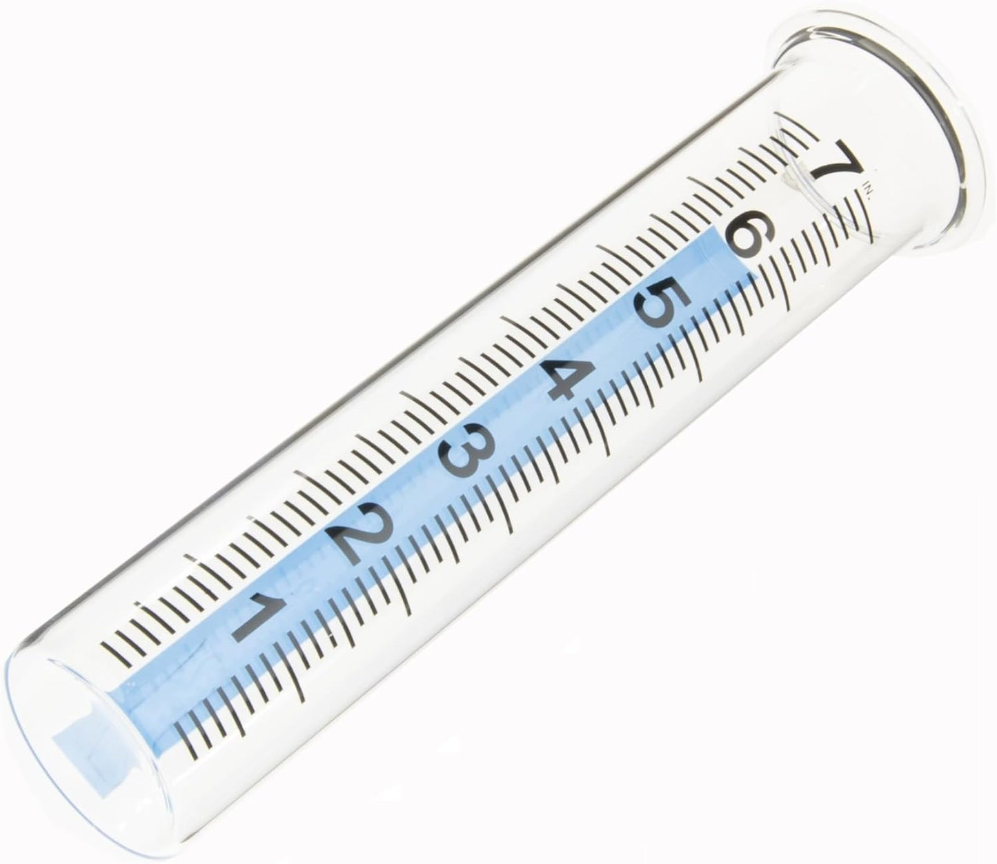 Tubo vidrio repuesto medidor lluvia 7pulg tapa patio exterior