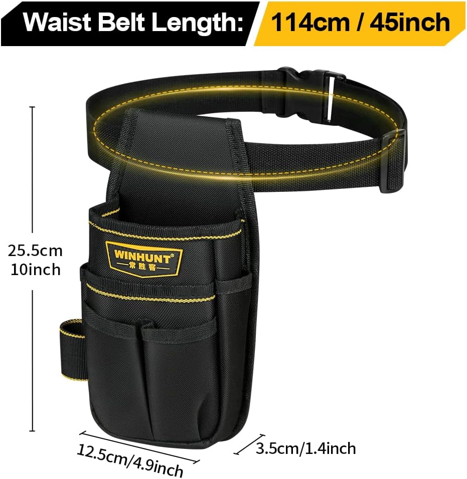 Bolsa herramientas electricista tela oxford 15 bolsillos negro