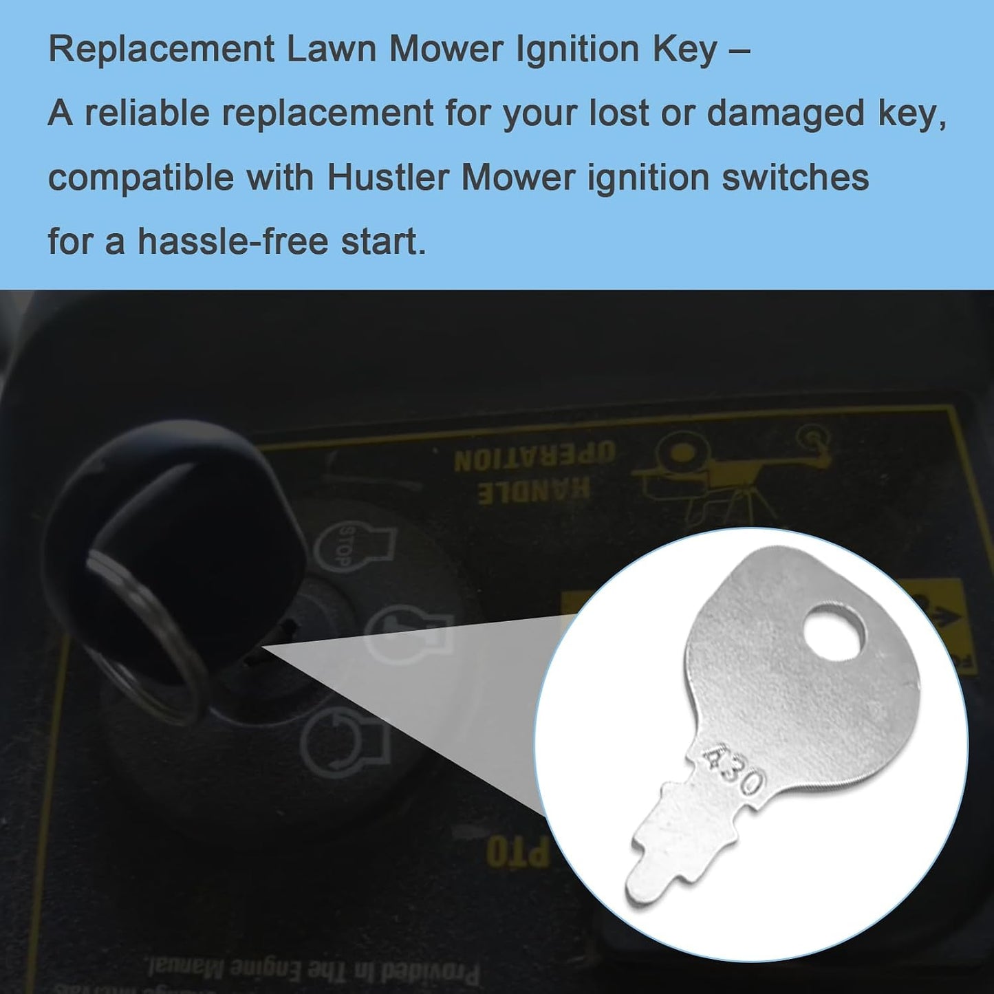 Llave encendido comp Hustler Zero Turn Raptor 10 pzas