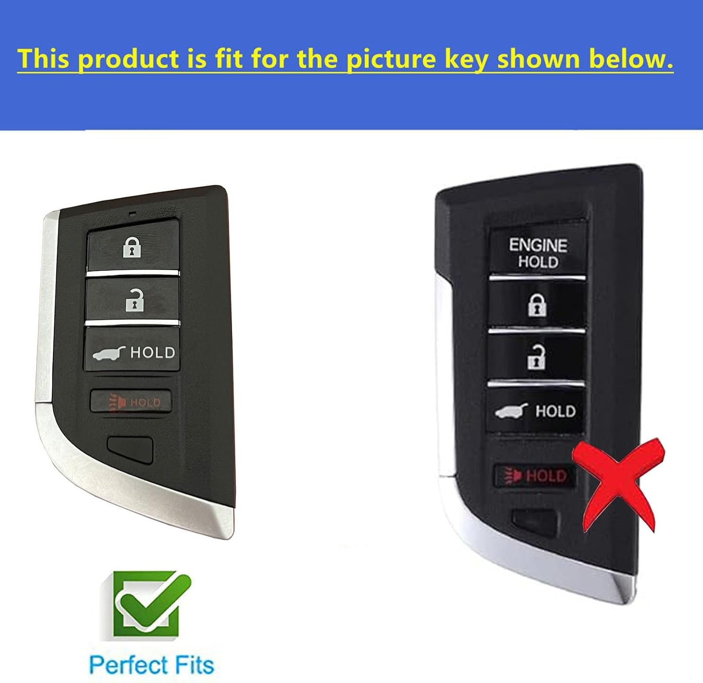 Sistema entrada sin llave Acura RDX MDX funda llavero rosa