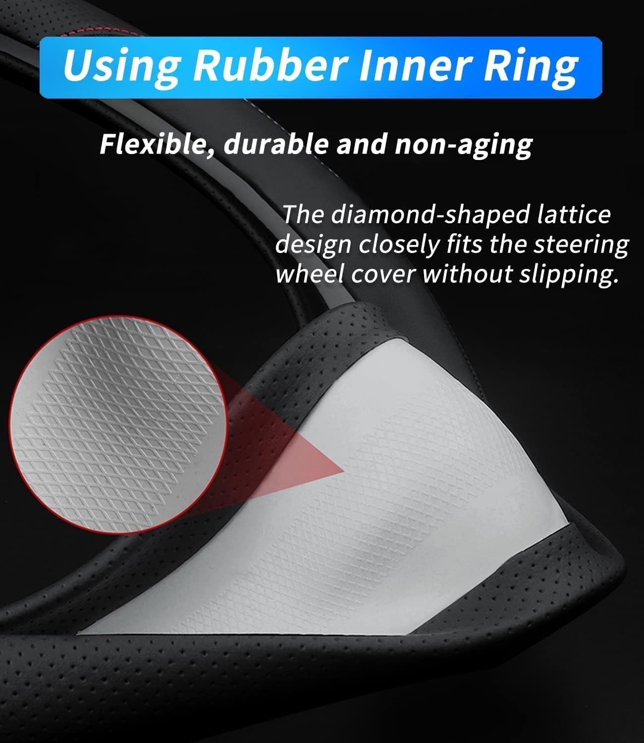 Funda cuero volante BMW transpirable antiderrap