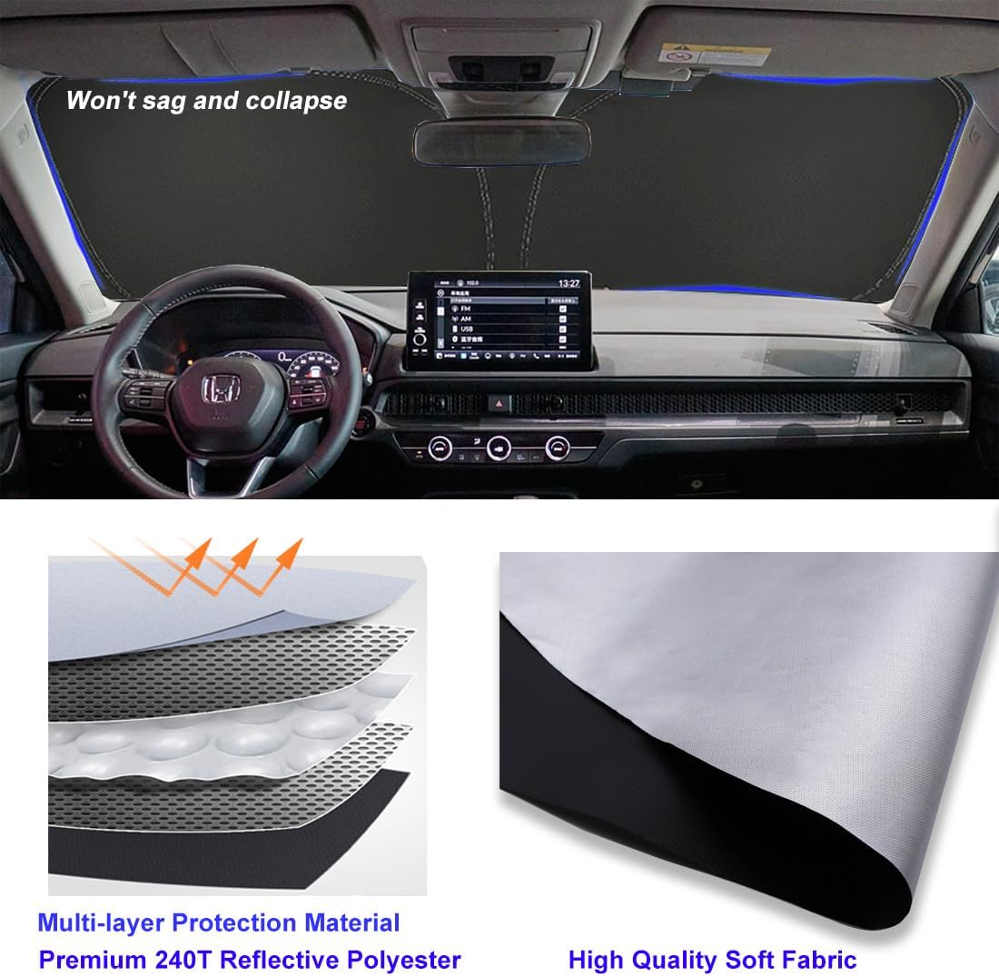 Parasol plegable para visera Honda CR-V bloquea UV